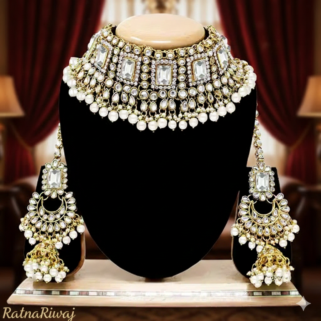 Kundan Choker Set Bridal half in Indore MP