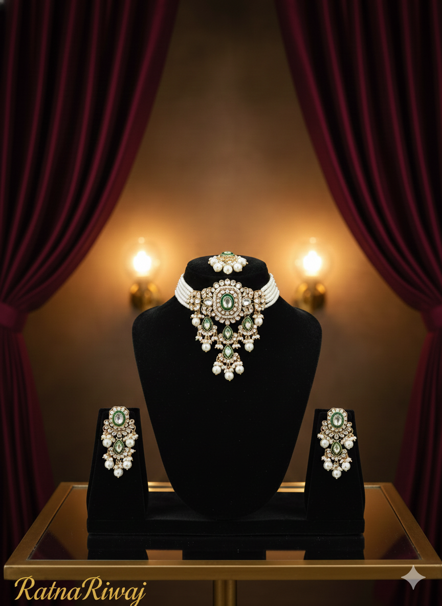 Bridal Kundan Choker Set Indore | Premium Wedding Jewellery 2026
